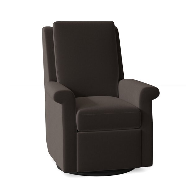 Fairfield Chair Greek Key Genuine Leather Recliner | Wayfair